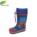 Botas de chuva infantil com cordão